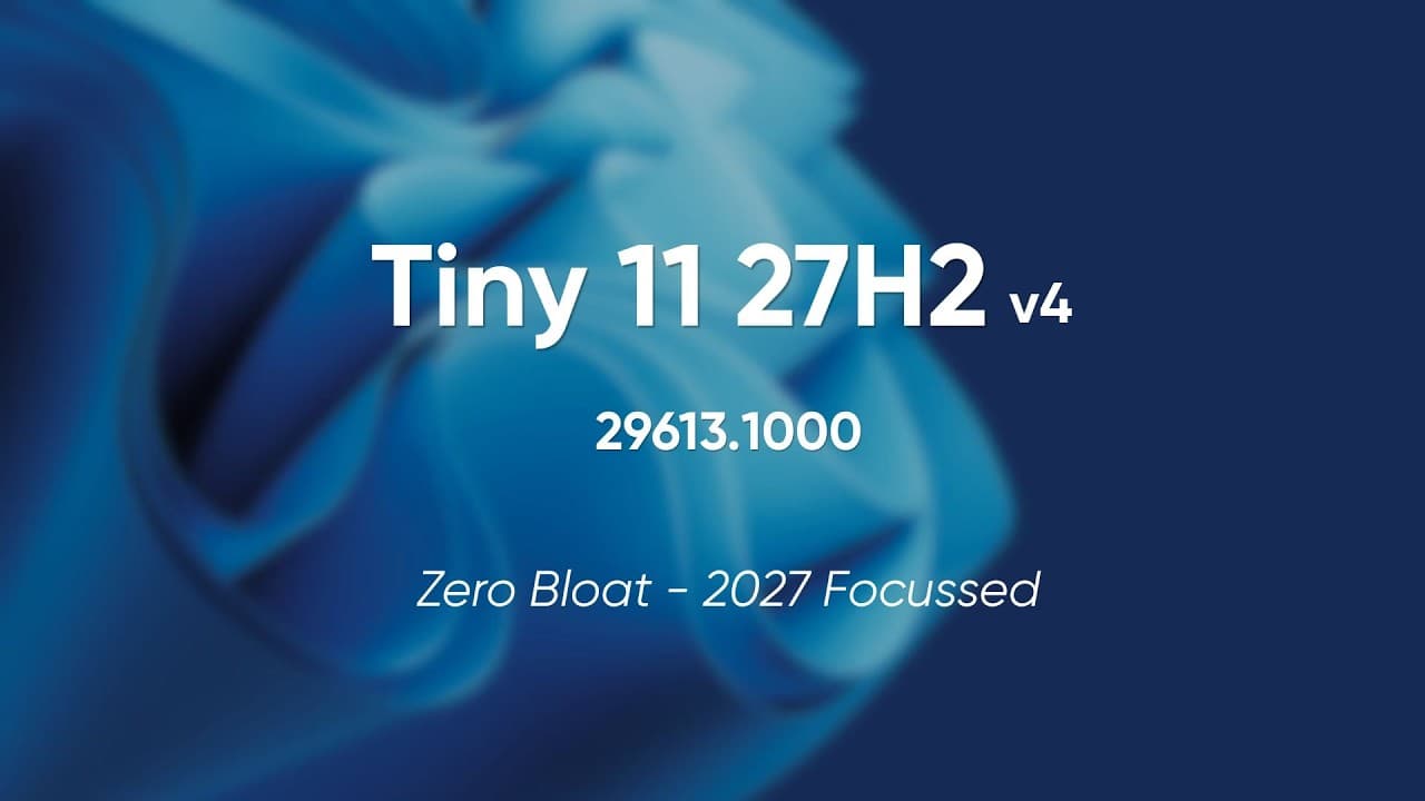 Tiny 11 27H2 v4