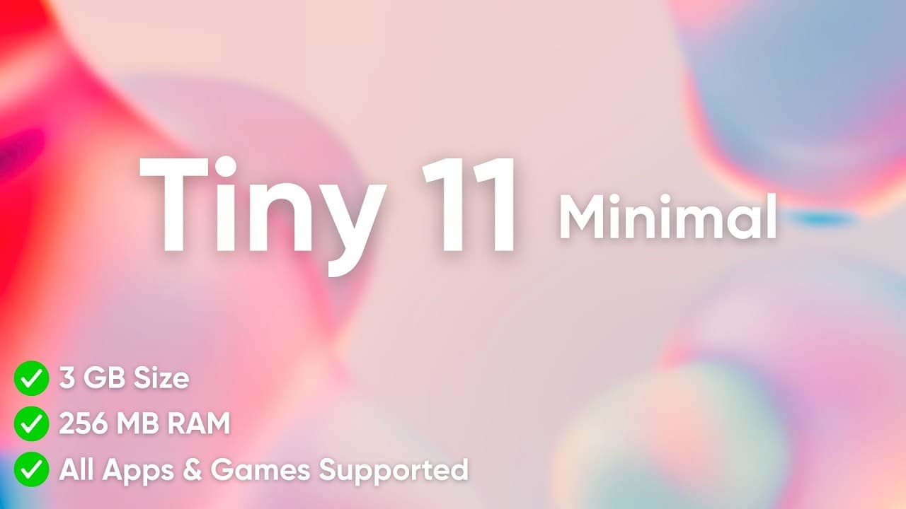 Tiny 11 Minimal Edition